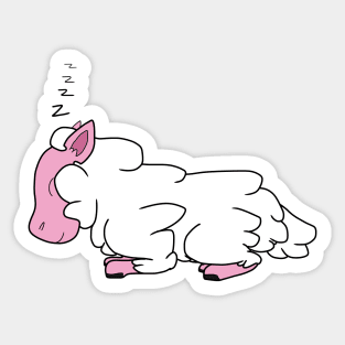 Sleepy Sheepy Sticker